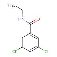 Chemical structure of 3,5-dichloro-N-ethylbenzamide - CSSB00000160154