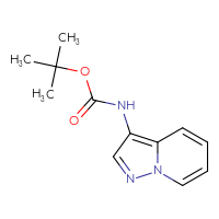 Chemical structure of tert-butyl N-{pyrazolo[1,5-a]pyridin-3-yl}carbamate - CSSB00010295582