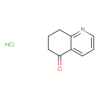 Chemical structure of 5,6,7,8-tetrahydroquinolin-5-one hydrochloride - CSSB00000758205