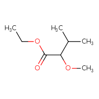 Chemical structure of ethyl 2-methoxy-3-methylbutanoate - CSSB00019945090
