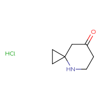 Chemical structure of 4-azaspiro[2.5]octan-7-one hydrochloride - CSSB00159269079