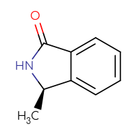 Chemical structure of (3R)-3-methyl-2,3-dihydro-1H-isoindol-1-one - CSSB00015266814