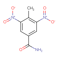 Chemical structure of 4-methyl-3,5-dinitrobenzamide - CSSB00009996263