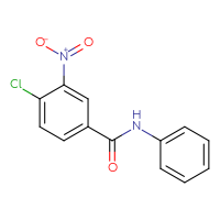 Chemical structure of 4-chloro-3-nitro-N-phenylbenzamide - CSSB00000383230
