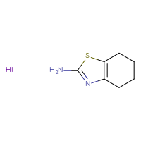 Chemical structure of 4,5,6,7-tetrahydro-1,3-benzothiazol-2-amine hydroiodide - CSSB00025732332
