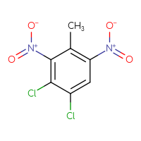 Chemical structure of 1,2-dichloro-4-methyl-3,5-dinitrobenzene - CSSB00010245820