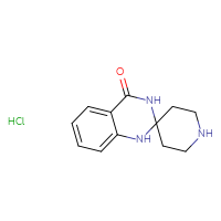 Chemical structure of 3',4'-dihydro-1'H-spiro[piperidine-4,2'-quinazolin]-4'-one hydrochloride - CSSB00025710859