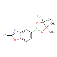 Chemical structure of 2-methyl-5-(4,4,5,5-tetramethyl-1,3,2-dioxaborolan-2-yl)-1,3-benzoxazole - CSSB00010171805