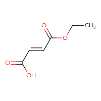 Chemical structure of (2E)-4-ethoxy-4-oxobut-2-enoic acid - CSSB00000210415