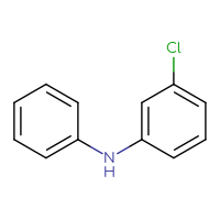 Chemical structure of 3-chloro-N-phenylaniline - CSSB00000028623