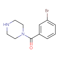 Chemical structure of 1-(3-bromobenzoyl)piperazine - CSSB00000246642