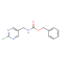 Chemical structure of benzyl N-[(2-chloropyrimidin-5-yl)methyl]carbamate - CSSB02326937271