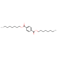 Chemical structure of 1,4-dioctyl benzene-1,4-dicarboxylate - CSSB00102654289