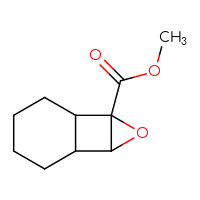 Chemical structure of methyl 8-oxatricyclo[4.3.0.0⁷,⁹]nonane-7-carboxylate - CSSB00135390067