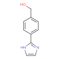 Chemical structure of [4-(1H-imidazol-2-yl)phenyl]methanol - CSSB00000089397