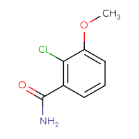Chemical structure of 2-chloro-3-methoxybenzamide - CSSB00009882575
