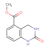 Chemical structure of methyl 2-oxo-1,2,3,4-tetrahydroquinazoline-5-carboxylate - CSSB00055404293