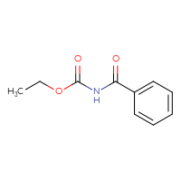 Chemical structure of ethyl N-benzoylcarbamate - CSSB00000019131
