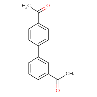 Chemical structure of 1-{3'-acetyl-[1,1'-biphenyl]-4-yl}ethan-1-one - CSSB02276327967