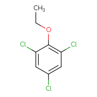 Chemical structure of 1,3,5-trichloro-2-ethoxybenzene - CSSB00015227071