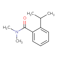 Chemical structure of N,N-dimethyl-2-(propan-2-yl)benzamide - CSSB00103294384