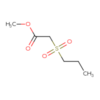 Chemical structure of methyl 2-(propane-1-sulfonyl)acetate - CSSB00011297048
