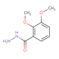 Chemical structure of 2,3-dimethoxybenzohydrazide - CSSB00000189818