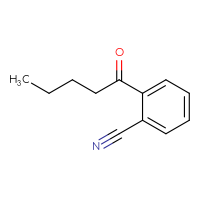 Chemical structure of 2-pentanoylbenzonitrile - CSSB00011084953