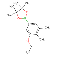 Chemical structure of 2-(3-ethoxy-4,5-dimethylphenyl)-4,4,5,5-tetramethyl-1,3,2-dioxaborolane - CSSB00011072014
