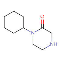 Chemical structure of 1-cyclohexylpiperazin-2-one - CSSB00011998115