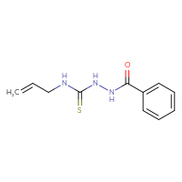 Chemical structure of N-{[(prop-2-en-1-yl)carbamothioyl]amino}benzamide - CSSB00000003230