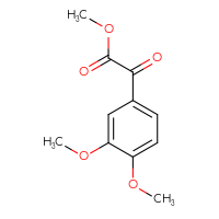 Chemical structure of methyl 2-(3,4-dimethoxyphenyl)-2-oxoacetate - CSSB00012348831