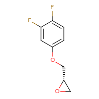 Chemical structure of (2S)-2-[(3,4-difluorophenoxy)methyl]oxirane - CSSB00012002677