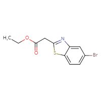 Chemical structure of ethyl 2-(5-bromo-1,3-benzothiazol-2-yl)acetate - CSSB00012357380