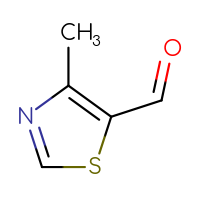 Chemical structure of 4-methyl-1,3-thiazole-5-carbaldehyde - CSSB00000764165