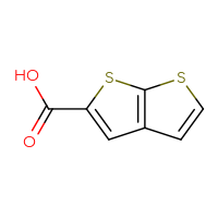 Chemical structure of thieno[2,3-b]thiophene-2-carboxylic acid - CSSB00000036949