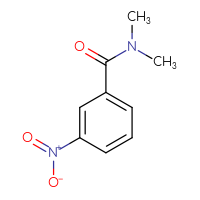 Chemical structure of N,N-dimethyl-3-nitrobenzamide - CSSB00000159525