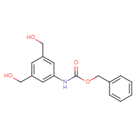 Chemical structure of benzyl N-[3,5-bis(hydroxymethyl)phenyl]carbamate - CSSB03496561510