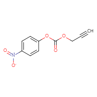 Chemical structure of 4-nitrophenyl prop-2-yn-1-yl carbonate - CSSB00121573732