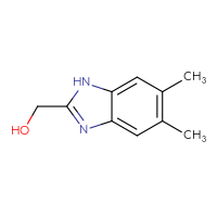 Chemical structure of (5,6-dimethyl-1H-1,3-benzodiazol-2-yl)methanol - CSSB00000187497