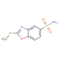 Chemical structure of 2-(methylsulfanyl)-1,3-benzoxazole-5-sulfonamide - CSSB00010243952