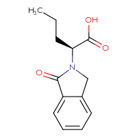 Chemical structure of (2S)-2-(1-oxo-2,3-dihydro-1H-isoindol-2-yl)pentanoic acid - CSSB06645154136