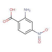 Chemical structure of 2-amino-4-nitrobenzoic acid - CSSB00000183684