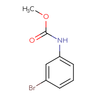 Chemical structure of methyl N-(3-bromophenyl)carbamate - CSSB00000238479