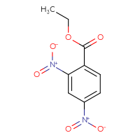 Chemical structure of ethyl 2,4-dinitrobenzoate - CSSB00160997213