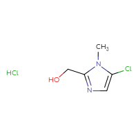 Chemical structure of (5-chloro-1-methyl-1H-imidazol-2-yl)methanol hydrochloride - CSSB00000747643