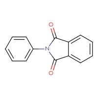 Chemical structure of 2-phenyl-2,3-dihydro-1H-isoindole-1,3-dione - CSSB00000489986