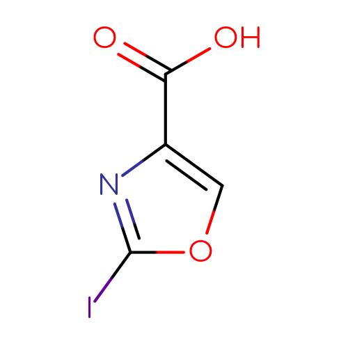 2-iodo-1,3-oxazole-4-carboxylic acid | C4H2INO3 | MFCD18205876 | OC(=O ...